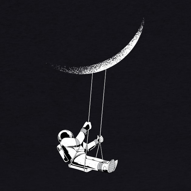 Cute Astronaut Print by Urban_Vintage